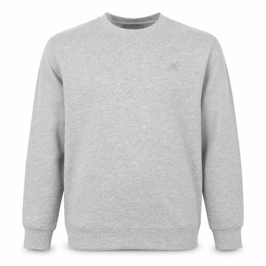 Next Men's Grey M Regular Fit Embroidered Logo Crew Neck Sweatshirt