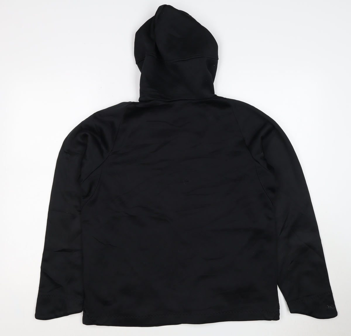 Nike Men’s Black S 1/4 Zip Hooded Pullover Hoodie Logo