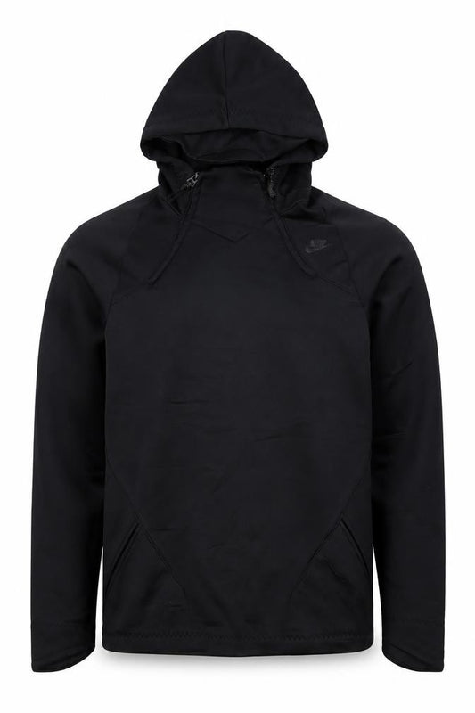 Nike Men’s Black S 1/4 Zip Hooded Pullover Hoodie Logo