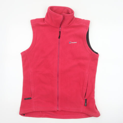 Berghaus Women’s Pink UK 14 Fleece Bodywarmer Zip Outdoor Waistcoat