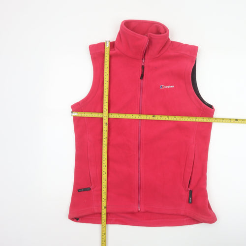 Berghaus Women’s Pink UK 14 Fleece Bodywarmer Zip Outdoor Waistcoat
