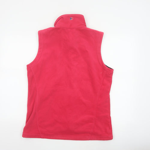 Berghaus Women’s Pink UK 14 Fleece Bodywarmer Zip Outdoor Waistcoat