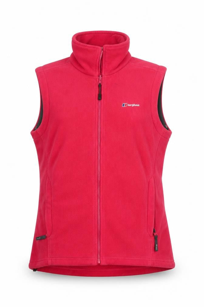Berghaus Women’s Pink UK 14 Fleece Bodywarmer Zip Outdoor Waistcoat