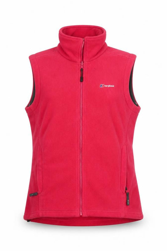Berghaus Women’s Pink UK 14 Fleece Bodywarmer Zip Outdoor Waistcoat