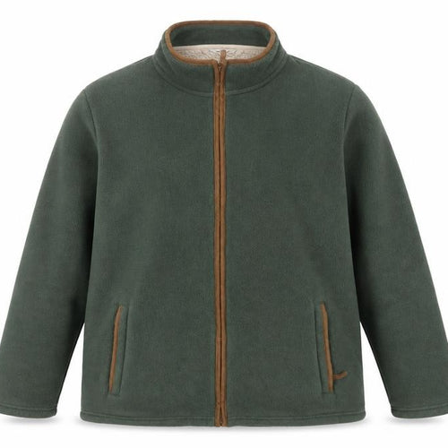 Cotton Traders Men's Green 2XL Fleece Full Zip Jacket Pockets