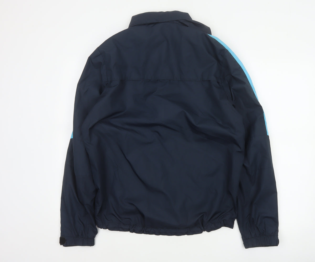 Nike Men’s Blue S Manchester City Storm-FIT Hooded Windbreaker Jacket