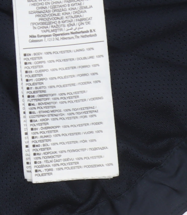 Nike Men’s Blue S Manchester City Storm-FIT Hooded Windbreaker Jacket