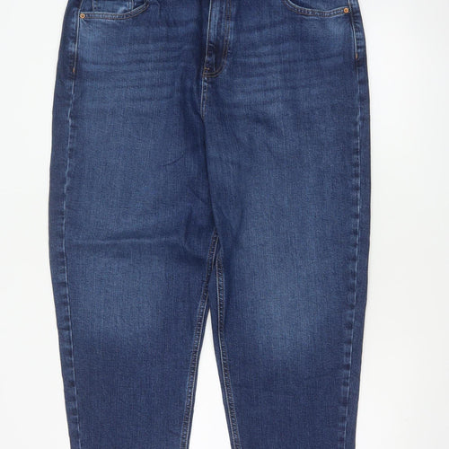 Marks & Spencer Women’s Blue Size 18 Long Mom High Rise Jeans