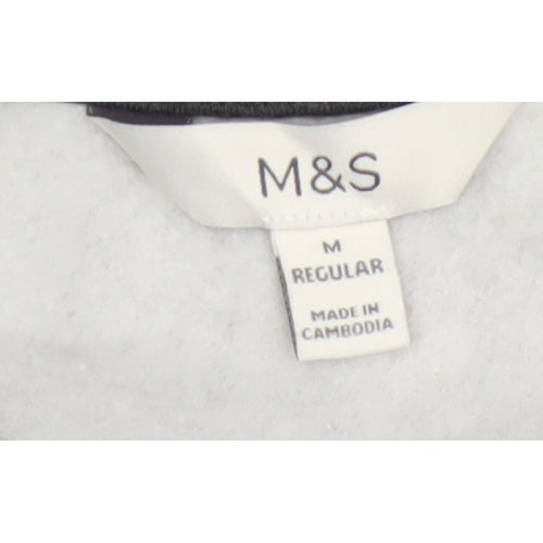 Marks and Spencer Women Black M Rhinestone Pullover Sweatshirt