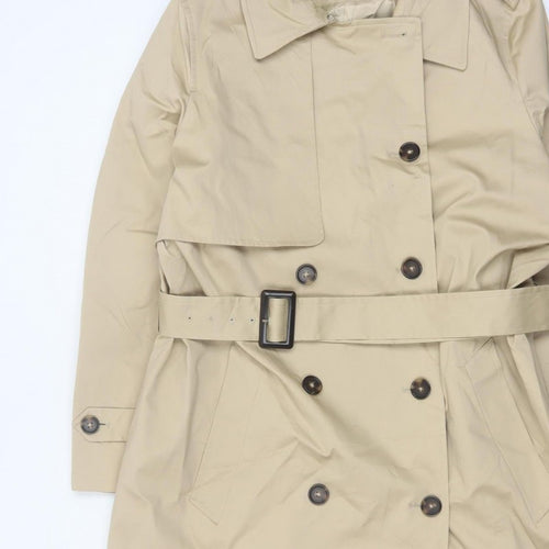 Marks & Spencer Women’s Beige UK 20 Petite Long Belted Trench Coat
