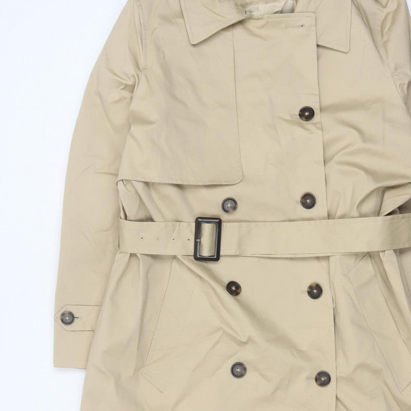 Marks & Spencer Women’s Beige UK 20 Petite Long Belted Trench Coat