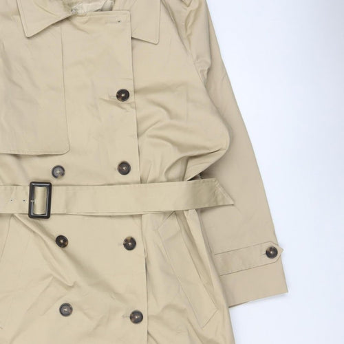 Marks & Spencer Women’s Beige UK 20 Petite Long Belted Trench Coat