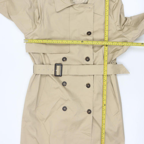 Marks & Spencer Women’s Beige UK 20 Petite Long Belted Trench Coat