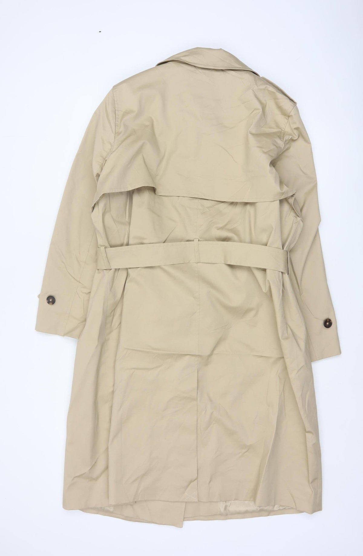 Marks & Spencer Women’s Beige UK 20 Petite Long Belted Trench Coat