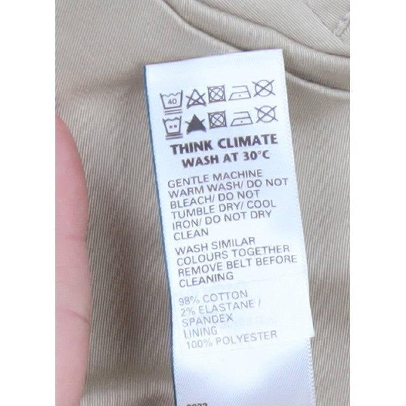 Marks & Spencer Women’s Beige UK 20 Petite Long Belted Trench Coat