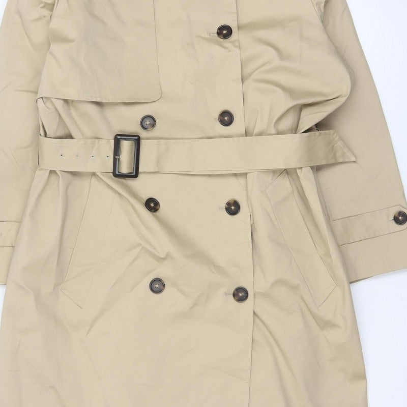 Marks & Spencer Women’s Beige UK 20 Petite Long Belted Trench Coat