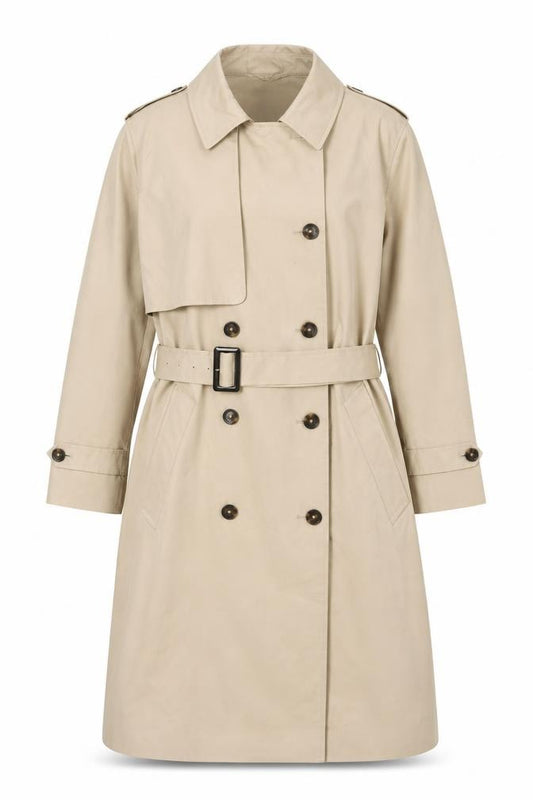 Marks & Spencer Women’s Beige UK 20 Petite Long Belted Trench Coat