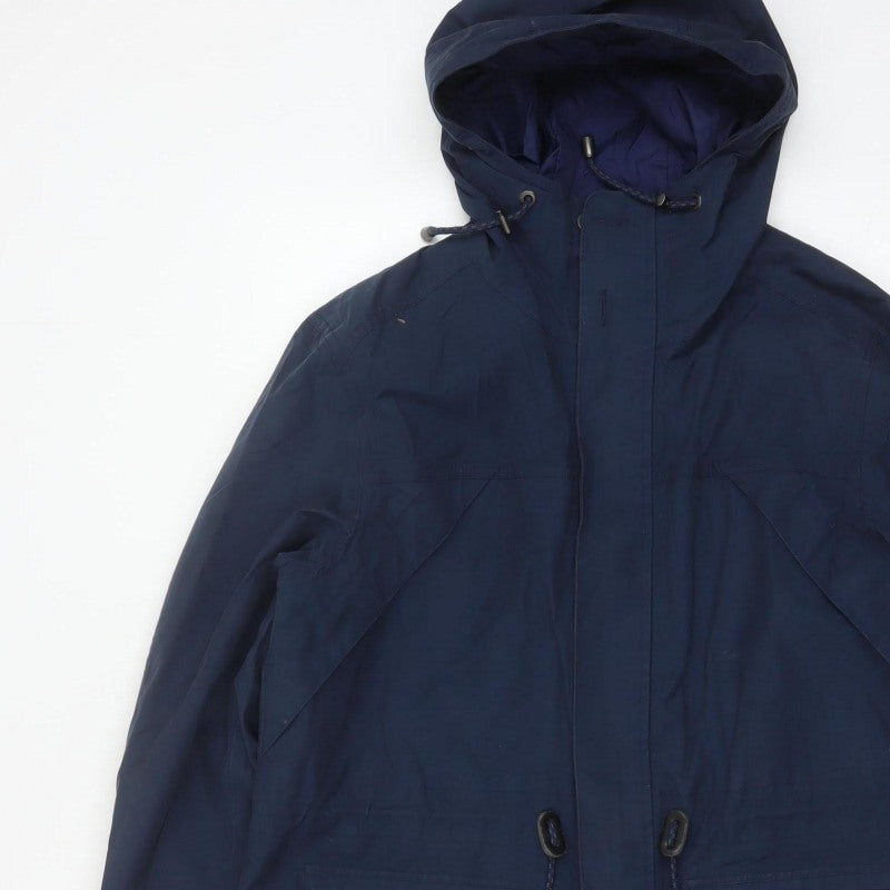 Berghaus Women’s Blue UK 12 Hooded Long Waterproof Parka Jacket