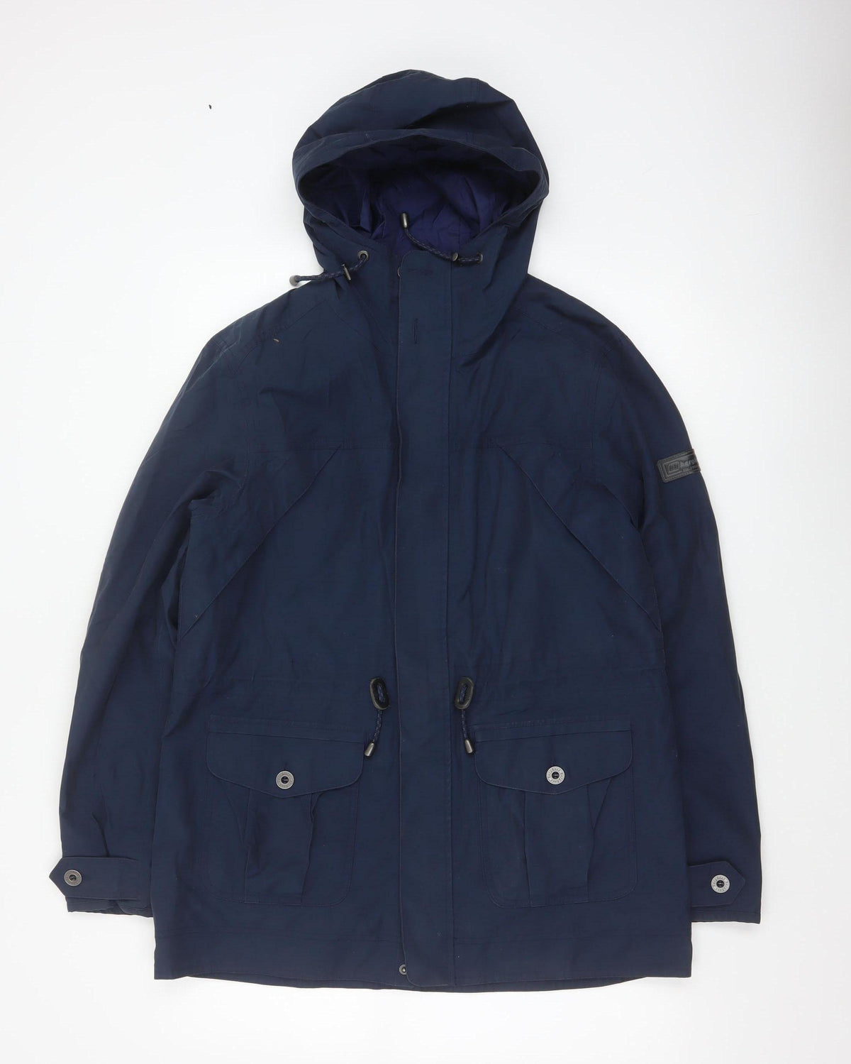 Berghaus Women’s Blue UK 12 Hooded Long Waterproof Parka Jacket