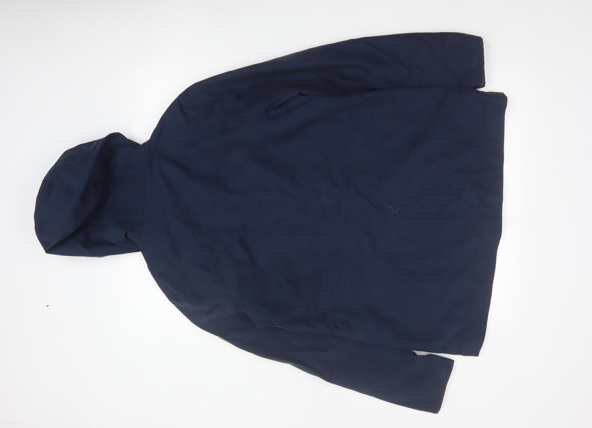 Berghaus Women’s Blue UK 12 Hooded Long Waterproof Parka Jacket