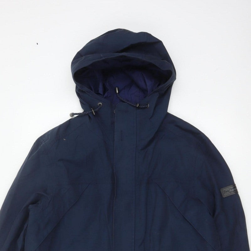 Berghaus Women’s Blue UK 12 Hooded Long Waterproof Parka Jacket