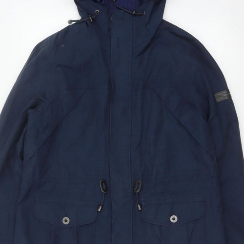 Berghaus Women’s Blue UK 12 Hooded Long Waterproof Parka Jacket