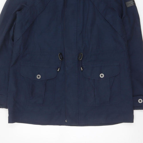 Berghaus Women’s Blue UK 12 Hooded Long Waterproof Parka Jacket