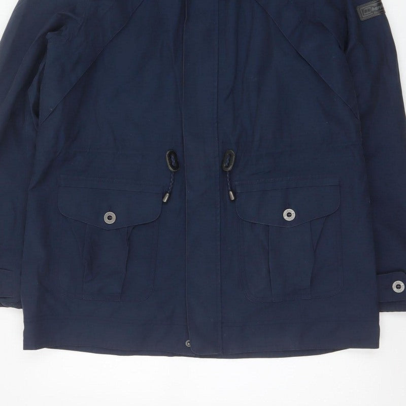 Berghaus Women’s Blue UK 12 Hooded Long Waterproof Parka Jacket