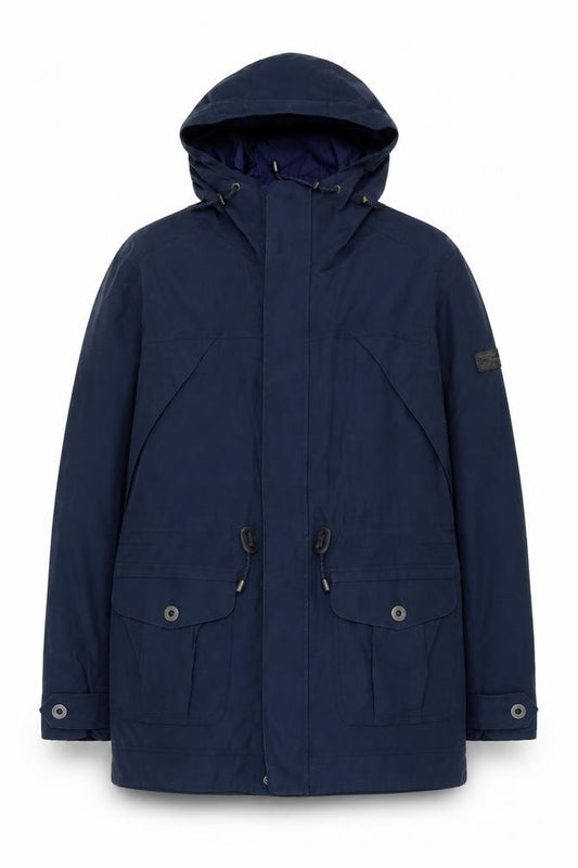Berghaus Women’s Blue UK 12 Hooded Long Waterproof Parka Jacket