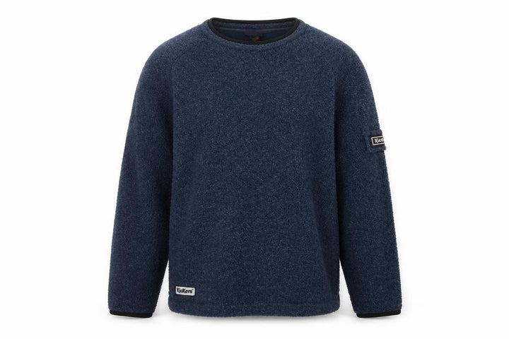 Kickers Men’s Blue M Fleece Crew Neck Pullover Sweatshirt Logo
