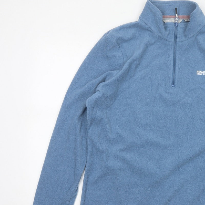 Regatta Unisex Adults Blue L Pullover 1/4 Zip Fleece Sweatshirt