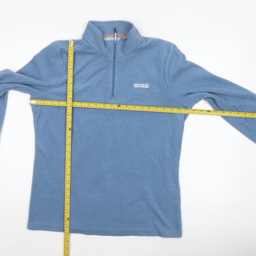 Regatta Unisex Adults Blue L Pullover 1/4 Zip Fleece Sweatshirt