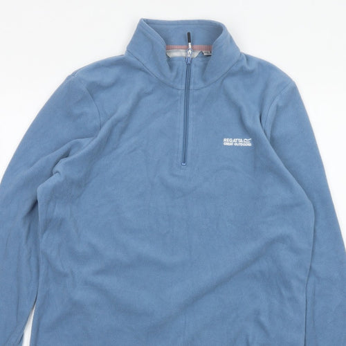 Regatta Unisex Adults Blue L Pullover 1/4 Zip Fleece Sweatshirt
