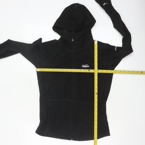 Trespass Women’s Black XS Full Zip Hooded Fleece Hoodie Outdoor