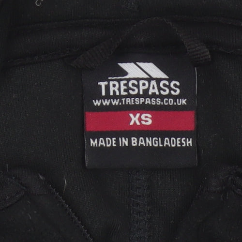 Trespass Women’s Black XS Full Zip Hooded Fleece Hoodie Outdoor