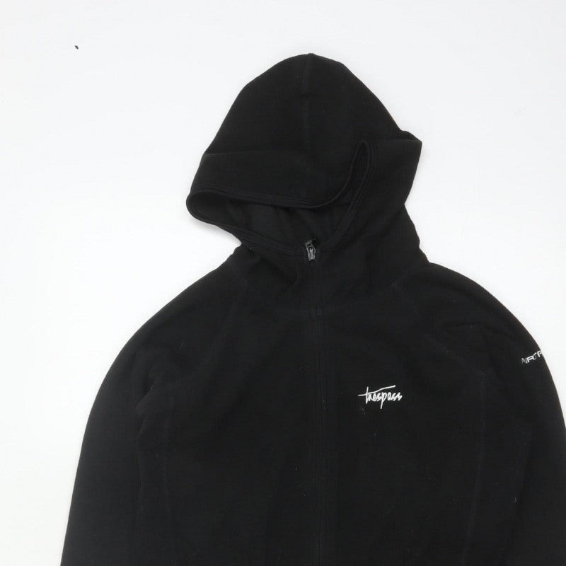 Trespass Women’s Black XS Full Zip Hooded Fleece Hoodie Outdoor