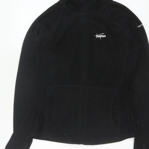 Trespass Women’s Black XS Full Zip Hooded Fleece Hoodie Outdoor