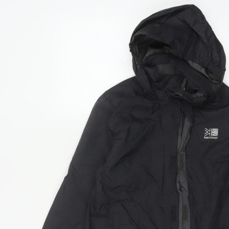 Karrimor Boys Black 11-12 Years Hooded Waterproof Ski Jacket