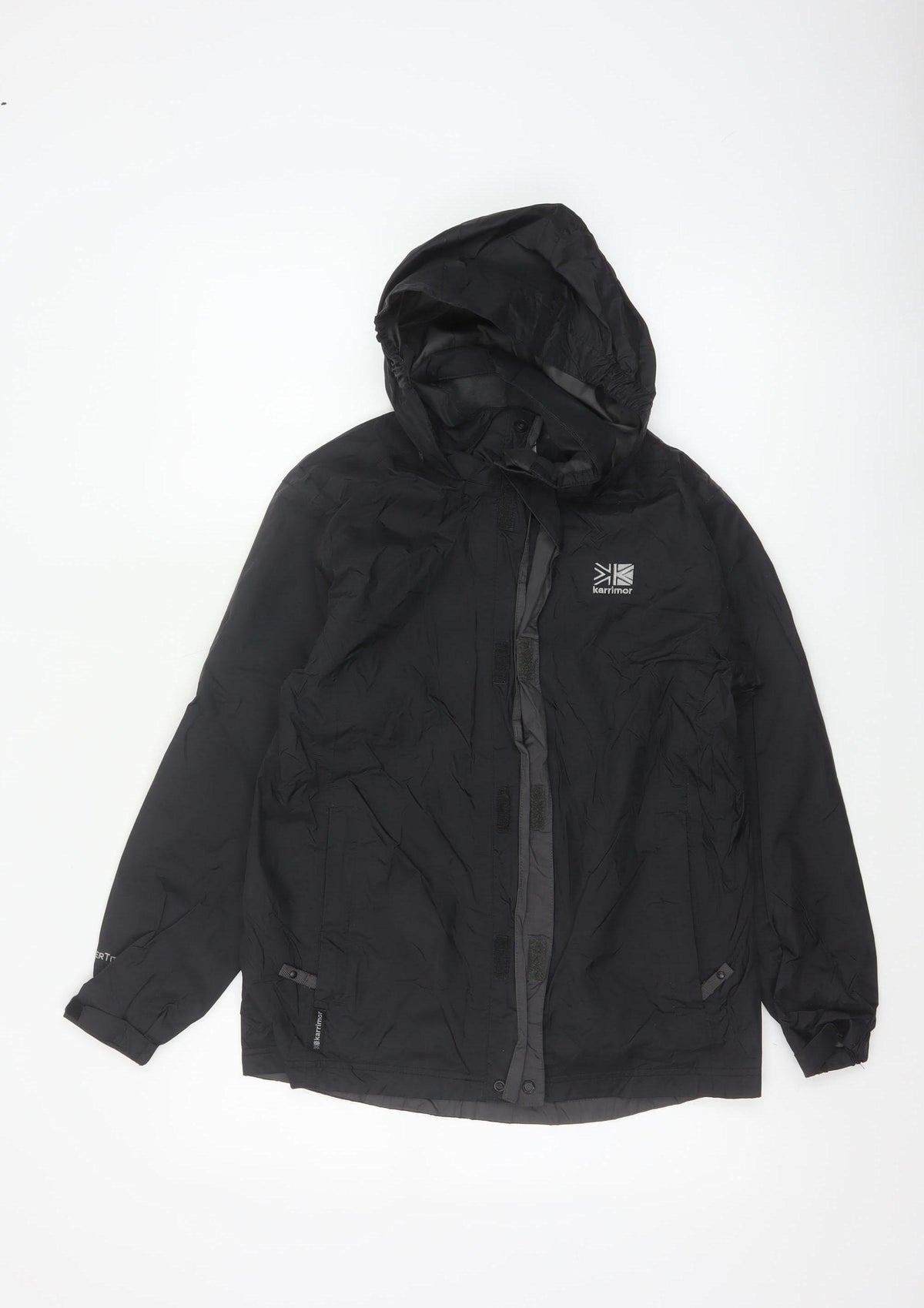 Karrimor Boys Black 11-12 Years Hooded Waterproof Ski Jacket