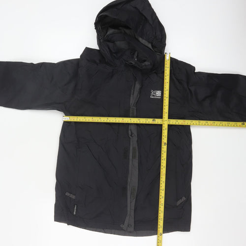 Karrimor Boys Black 11-12 Years Hooded Waterproof Ski Jacket