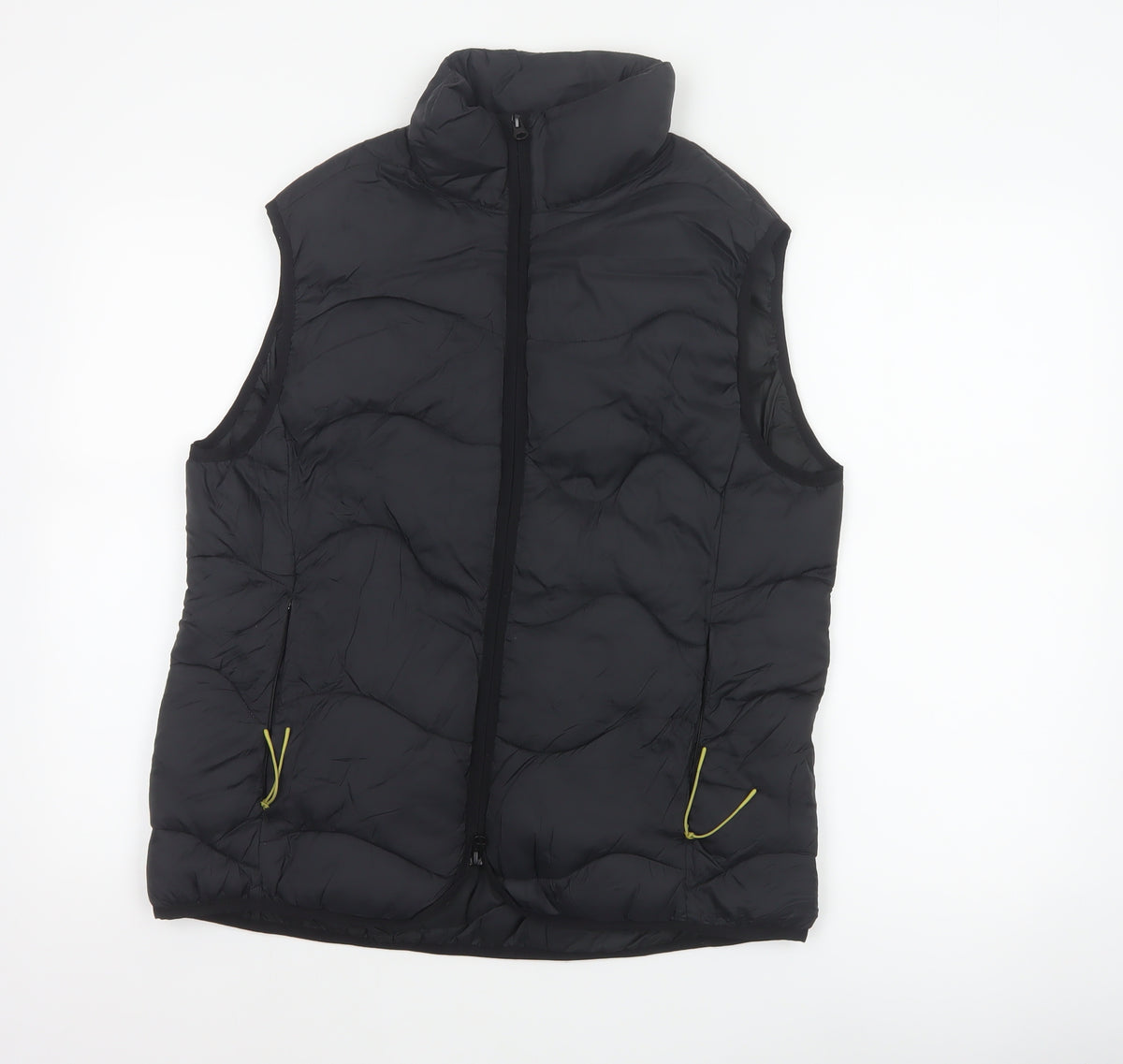 Marks & Spencer Goodmove Women Black UK 12 Quilted Puffer Gilet Waistcoat