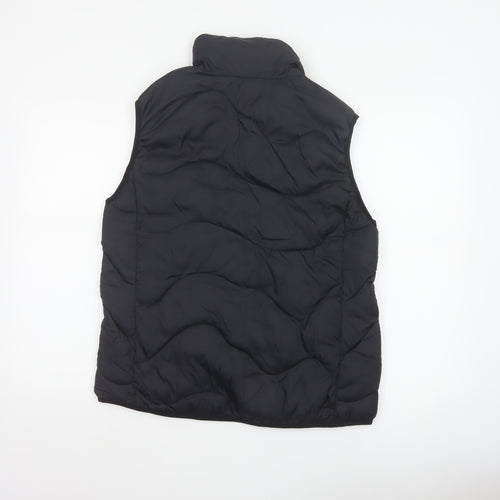 Marks & Spencer Goodmove Women Black UK 12 Quilted Puffer Gilet Waistcoat
