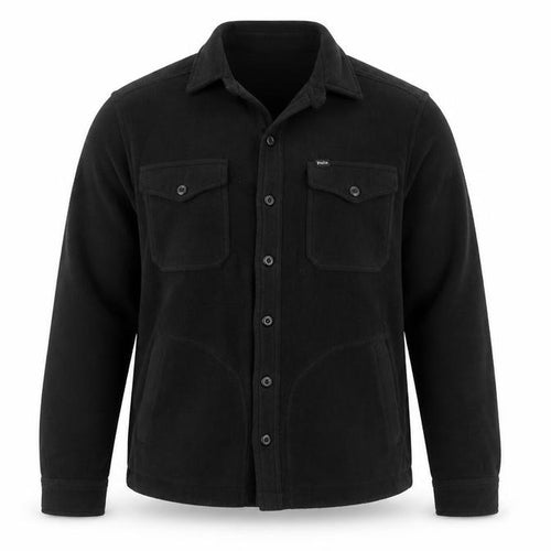 Polo Ralph Lauren Men’s Black M Fleece Button Jacket Logo Pockets