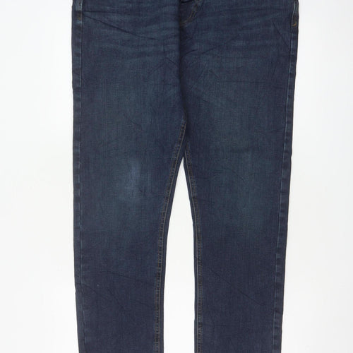 Marks & Spencer Men’s Blue 34/31 Slim Fit 360 Flex Dark Wash Jeans