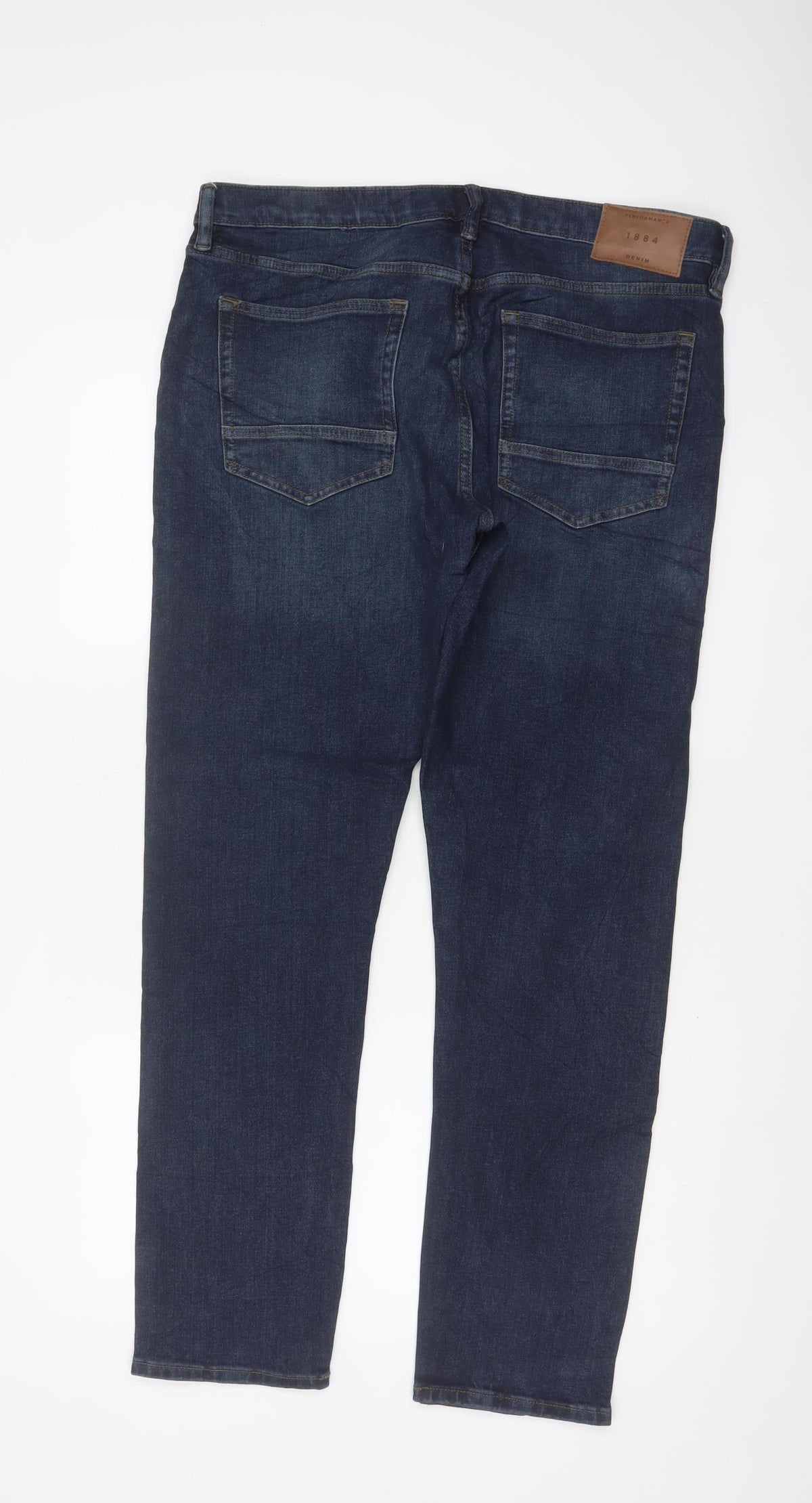 Marks & Spencer Men’s Blue 34/31 Slim Fit 360 Flex Dark Wash Jeans