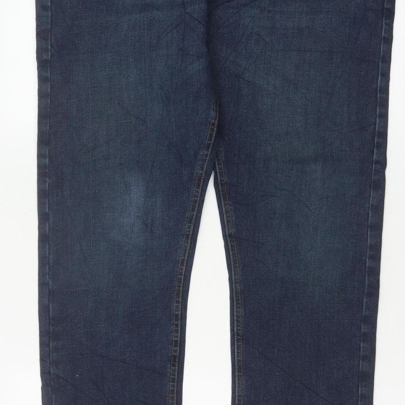 Marks & Spencer Men’s Blue 34/31 Slim Fit 360 Flex Dark Wash Jeans