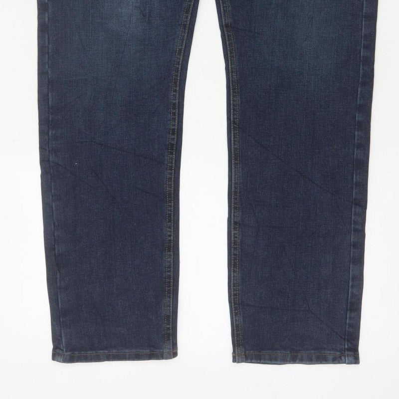 Marks & Spencer Men’s Blue 34/31 Slim Fit 360 Flex Dark Wash Jeans