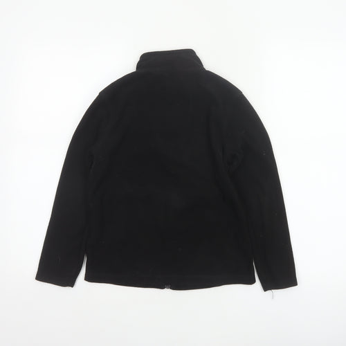 Regatta Boys Black 9-10 Years Fleece Basic Jacket Full Zip