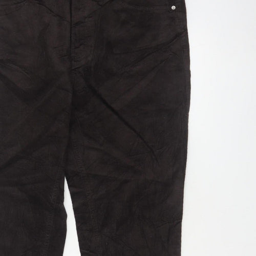 Marks & Spencer Women’s Black Size 18 Stretch Corduroy Trousers