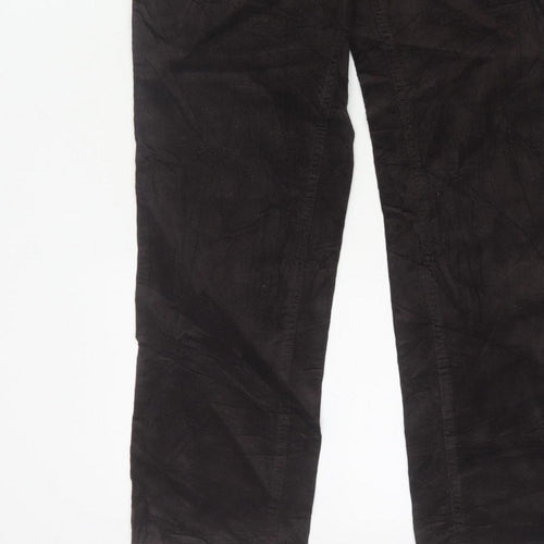 Marks & Spencer Women’s Black Size 18 Stretch Corduroy Trousers